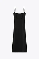 STRETCH MIDI DRESS