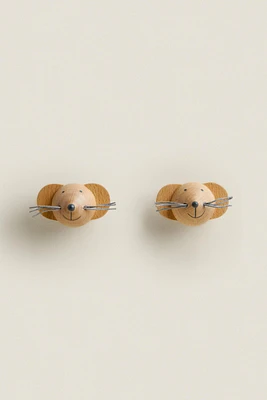 LOT BOUTONS DE PORTE ENFANTS PETITES SOURIS (LOT DE 2)