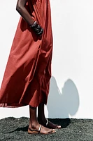OVERSIZED STRAPPY DRESS