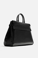 LEATHER HANDBAG