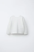 OPEN KNIT SWEATER