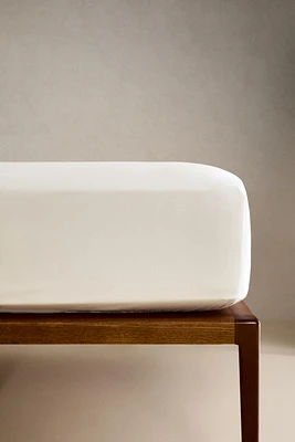 DRAP-HOUSSE SATIN | 40 CM DE HAUT (500 FILS)
