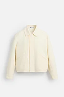 CROPPED FIT COTTON JACKET