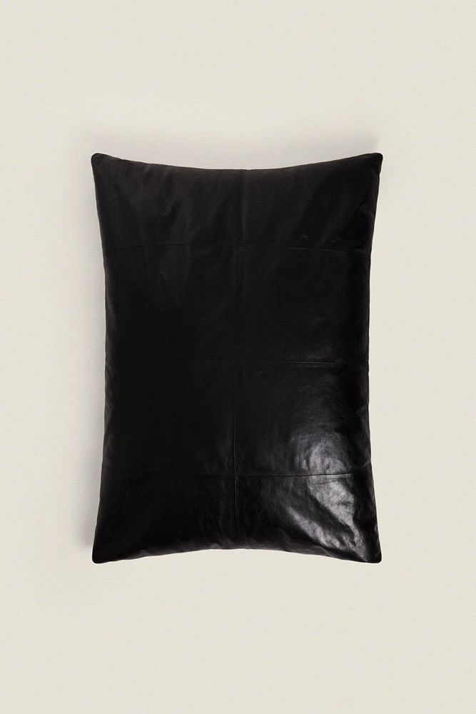 POUF CUIR COUTURES
