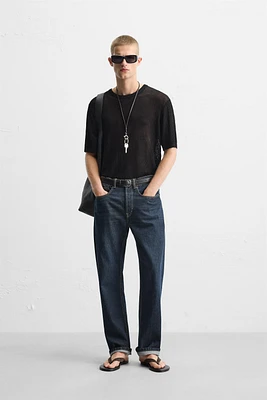 OPEN KNIT T-SHIRT