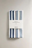 IRREGULAR STRIPED NAPKINS (SET OF 2)