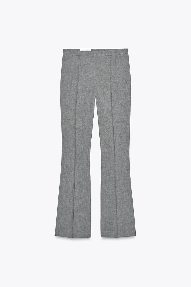 RIB DETAIL FLARE PANTS