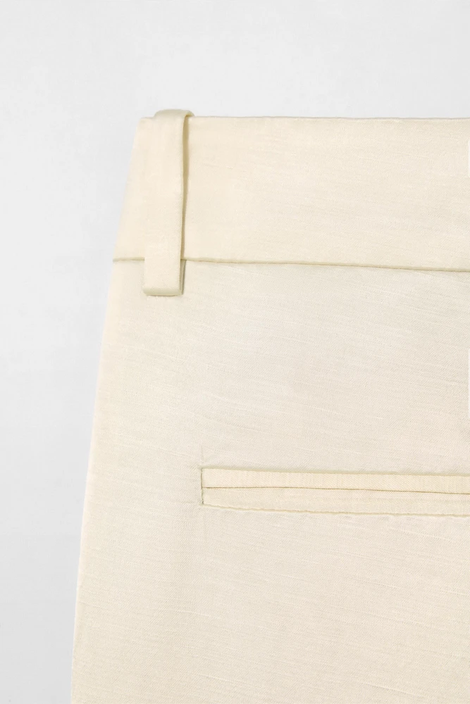 PANTALON ÉVASÉ AVEC LIN KATE MOSS X ZARA