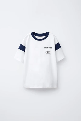JOGGING TEXT T-SHIRT