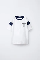 JOGGING TEXT T-SHIRT