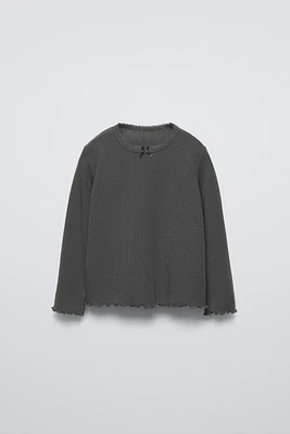 POINTELLE BOW TOP