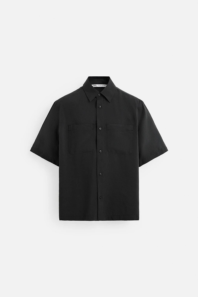 RELAXED FIT FLOWY SHIRT
