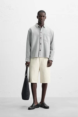 BOXY FIT DENIM SHIRT