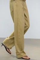 BALLOON PANTS WITH BELT LOOPS