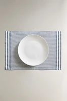 SET DE TABLE RAYURES (LOT DE 2)
