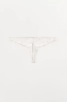TANGA DENTELLE