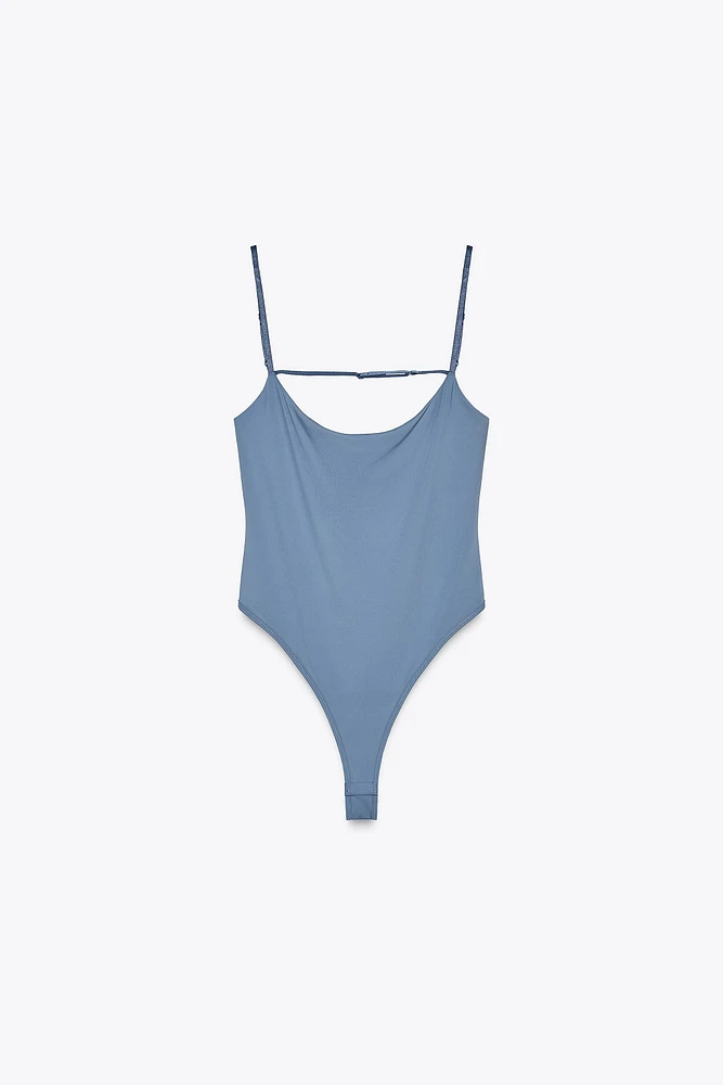 BODY EN POLYAMIDE À DOS NU