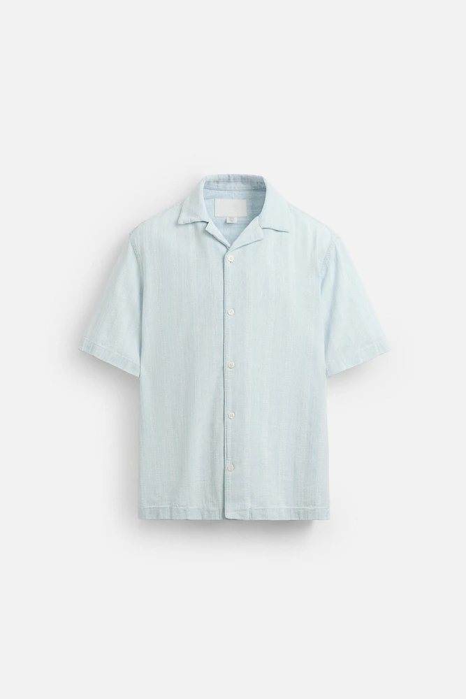 CHEMISE JACQUARD RAYURES