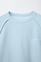 T-SHIRT STRUCTURÉ À POCHE