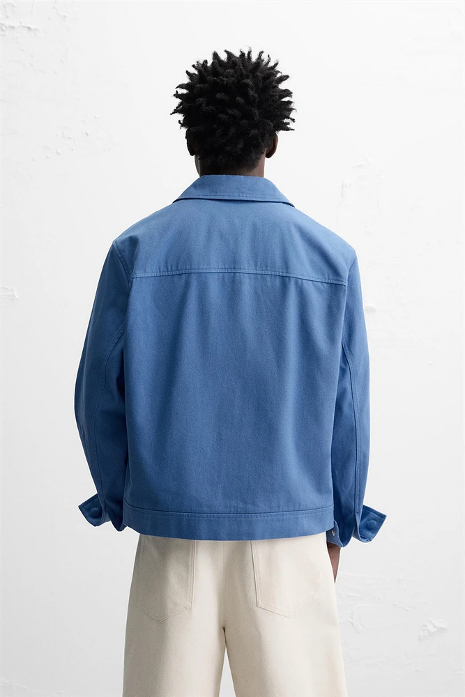 REGULAR FIT COTTON JACKET