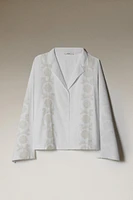 EMBROIDERED COTTON SHIRT