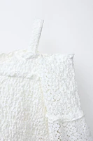 HAUT CACHE-CŒUR À TEXTURE