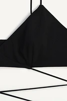 LIMITED EDITION TRIANGLE BRA WITH APPLIQUÉS