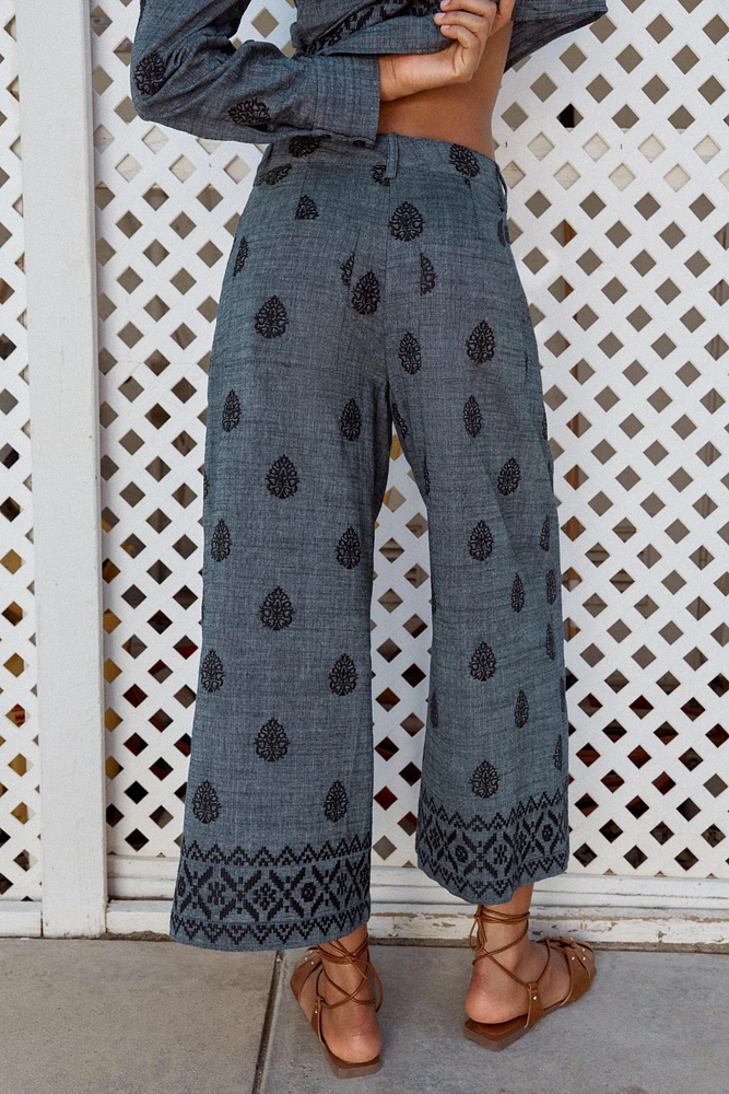 JUPE-CULOTTE BRODÉE
