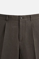 100% LINEN SUIT PANTS