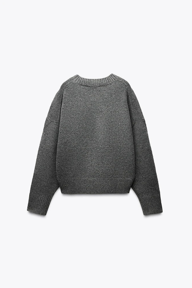 BASIC SOFT KNIT SWEATER