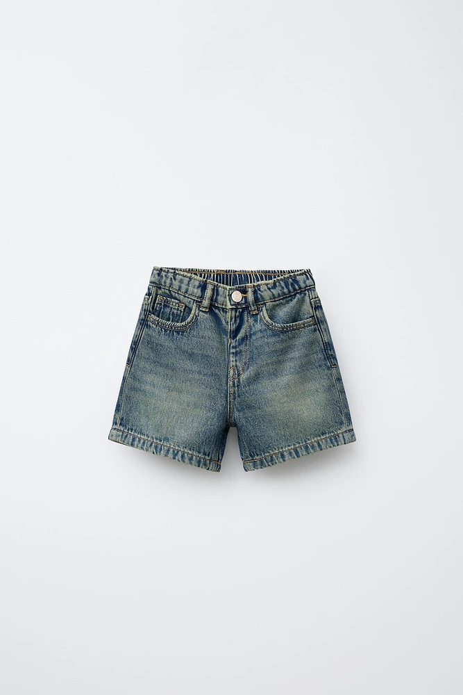 DENIM BERMUDA SHORTS