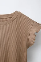 T-SHIRT RIB VOLANTS
