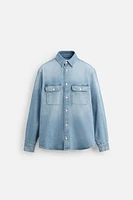POCKET DENIM SHIRT