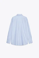 STRIPED OVERSIZE SHIRT ZW COLLECTION