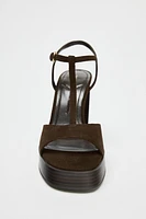 STRAPPY HEELED SANDALS