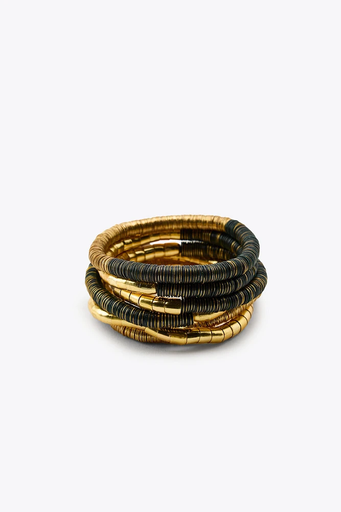 6-PACK OF COMBINED ELASTIC BRACELETS