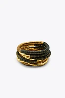 6-PACK OF COMBINED ELASTIC BRACELETS