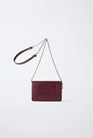 MINI TOPSTITCHED CROSSBODY BAG