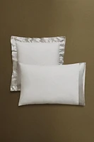 PILLOWCASE WITH SILK BORDER