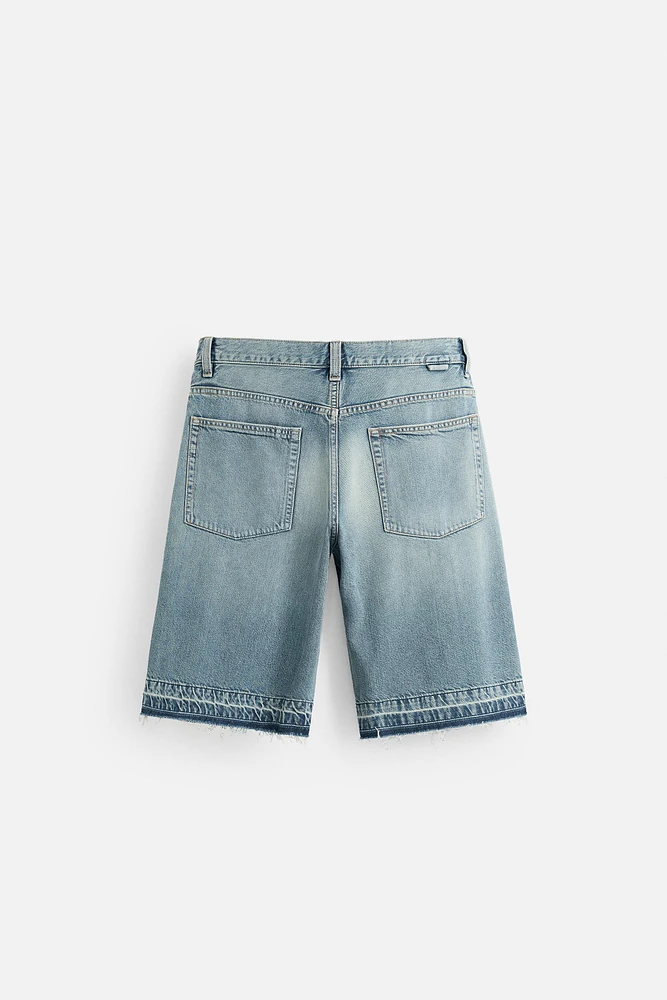 BAGGY FIT DENIM SHORTS