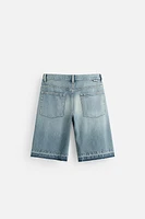 BAGGY FIT DENIM SHORTS