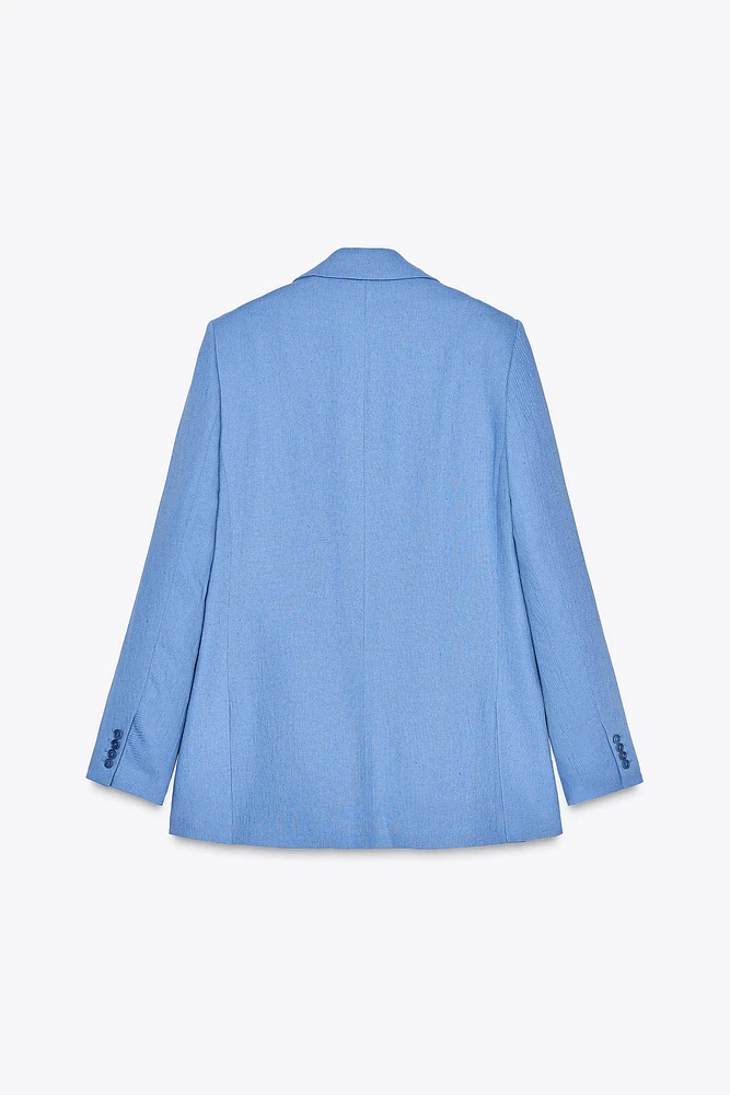 LINEN BLEND BLAZER ZW COLLECTION