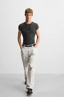 PANTALON IMPRIMÉ ABSTRAIT