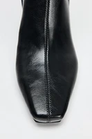 POINTED TOE HEELED ANKLE BOOTS