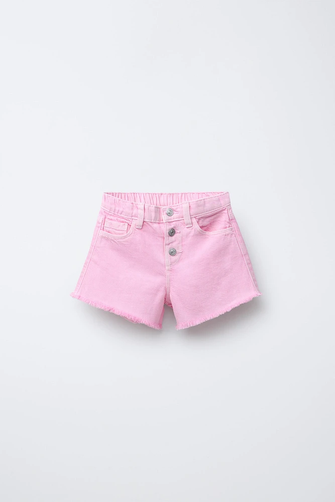 BERMUDA SERGE MOM FIT