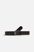 WIDE LEATHER BELT