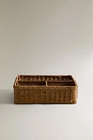 GRAND PANIER À RANGEMENT ENFANT ROTIN