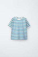 STRIPE PRINT T-SHIRT