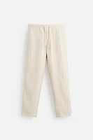 JACQUARD STRIPED PANTS