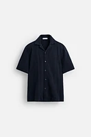 CHEMISE EN JACQUARD À RAYURES